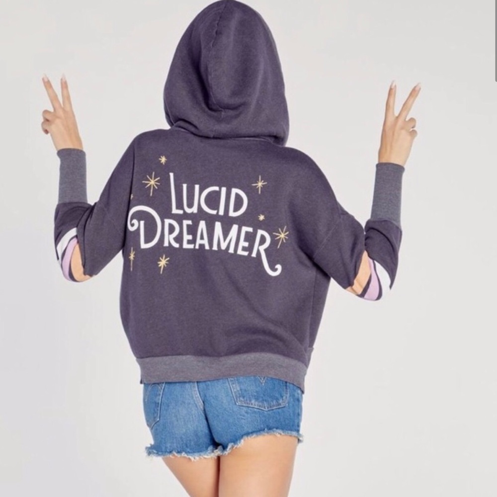 NWT Wildfox Lucid Dreamer Size Large full zip hoodie